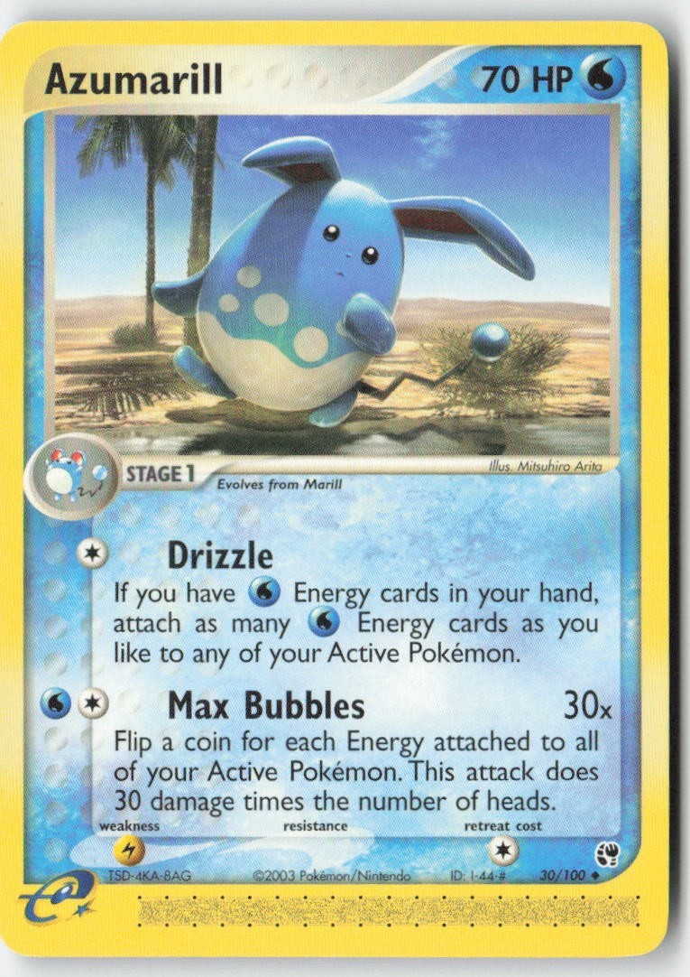 Azumarill 30/100 Uncommon MP Regular - Sandstorm