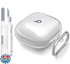 RFUNGUANGO for Beats Powerbeats Pro 2 Protective Case, Soft Trans