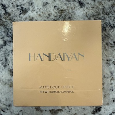 Handaiyan Matte Autumn Winter Set Liquid Lipstick - 6x2.5ml - 6 Pack. Set A
