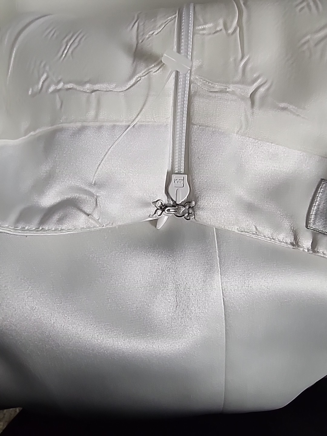 Vintage Oleg Cassini Skirt Suit Set White Lined SZ 6 New with Tags Priority WOW