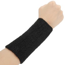 Wrist Sweatbands Elastic Sport 6 Inch Absorbent Terry Cloth Wristbands