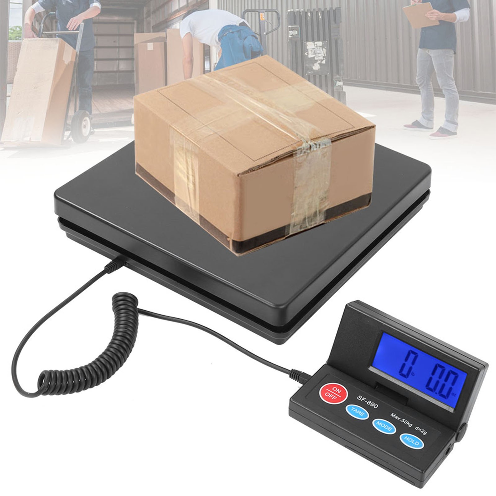 50kg Postal Parcel Scale Accurate Smart Weighing Tool For Shipping Premium