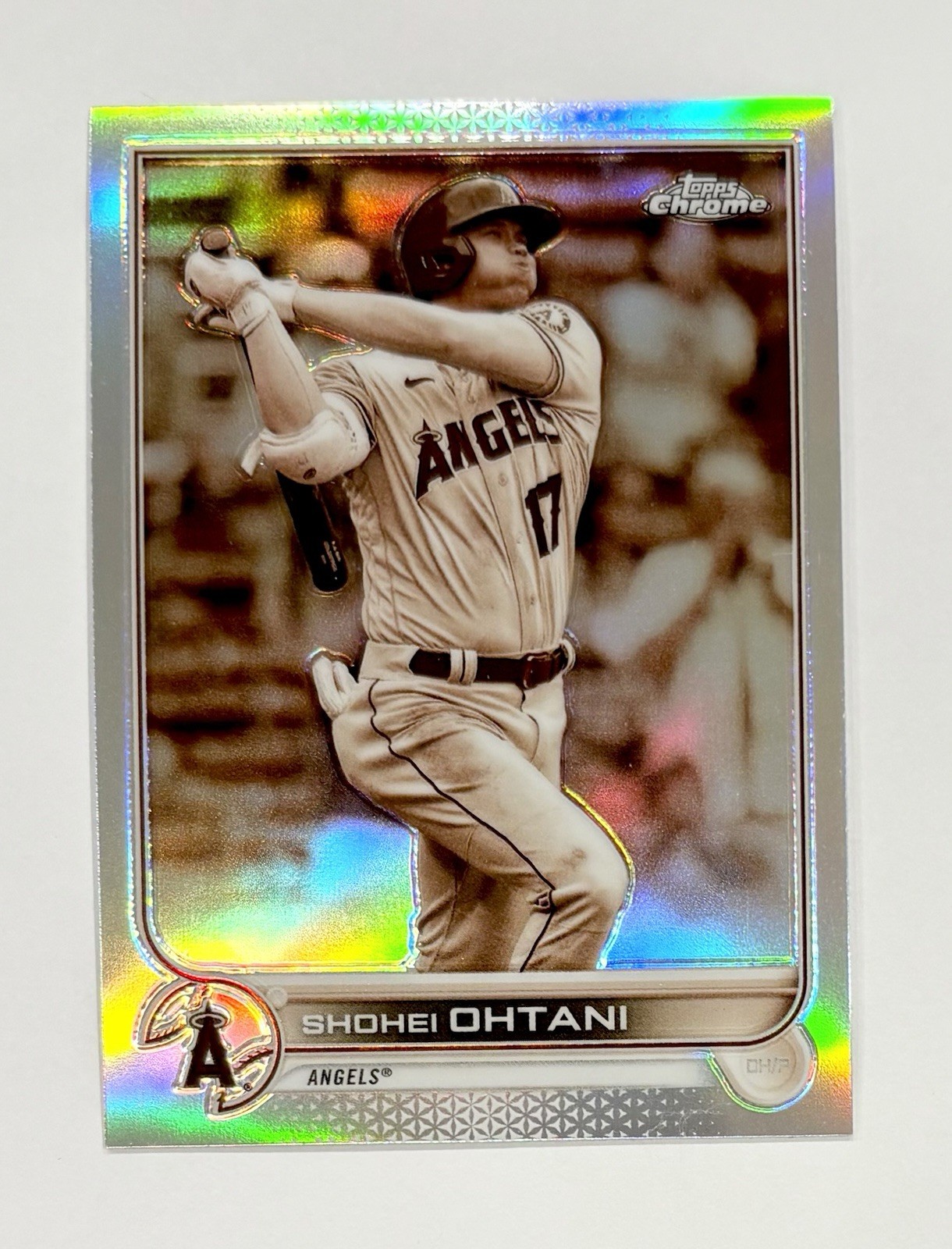 2022 Topps Chrome Sepia Refractor Shohei Ohtani #1 Los Angeles Angels