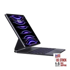 iPad Air 13 Inch Case Keyboard M3/M2, for iPad Pro 12.9 6th/5th/4th/3rd Gen 