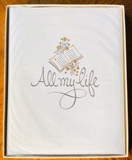 Vintage Baby Records Book  All My Life  Gibson Blake USA  Mint books in box