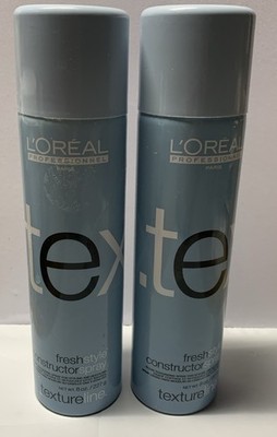 L'Oreal Tex Fresh Style Constructor Spray 8oz Each Discontinued (2-Pack) READ