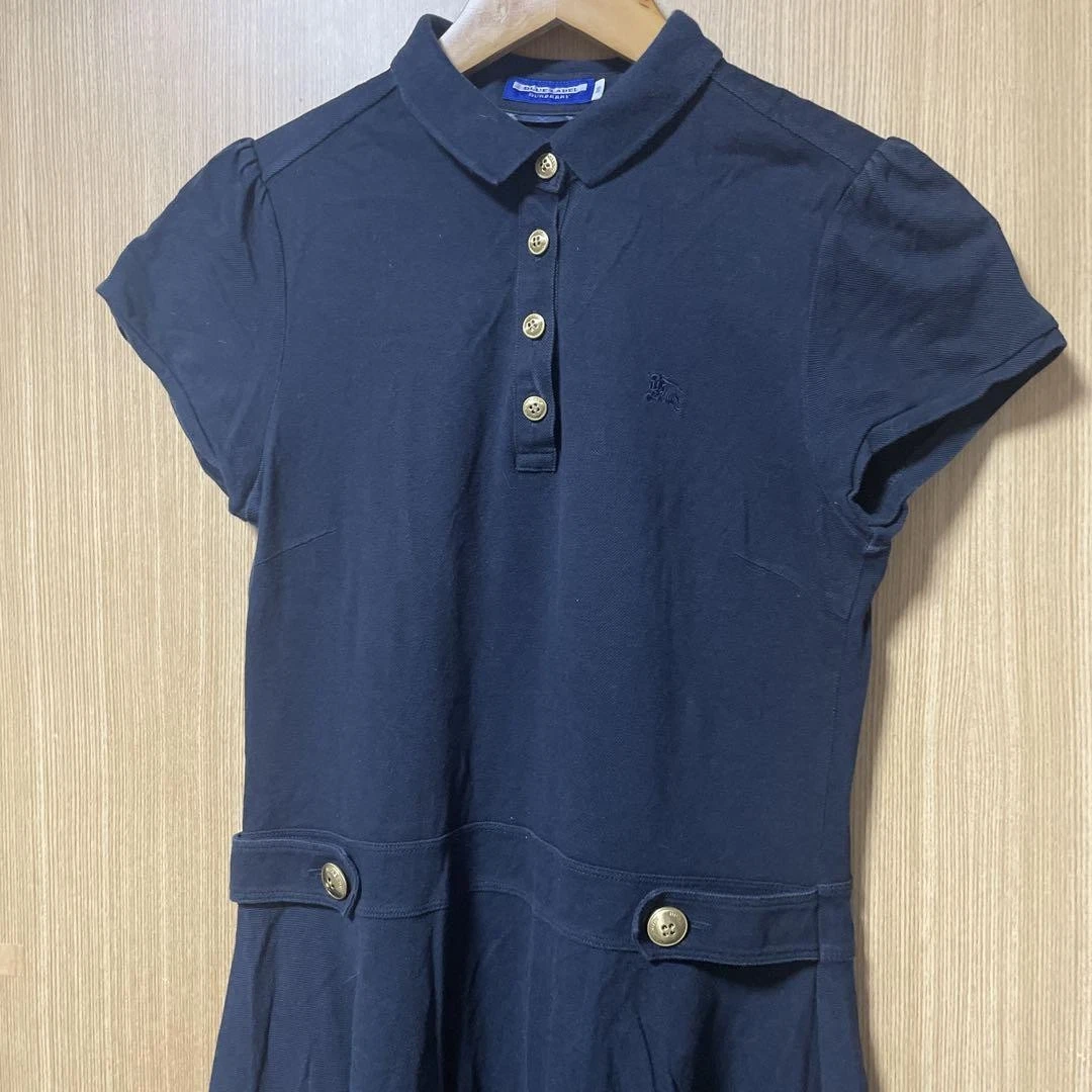 Abito intero Burberry Blue Label cotone navy taglia 38 M