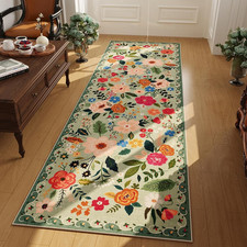 Runner Rug for Hallways Kitchen Rug Non Slip 2'X 6' Washable Rugs with Rubber Ba