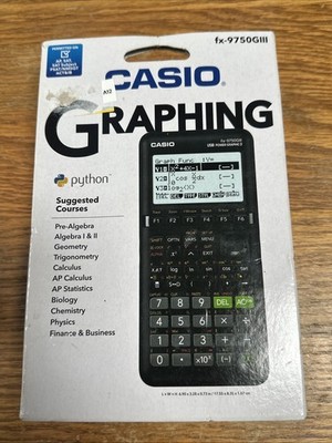 New Casio fx-9750GIII Graphing Calculator