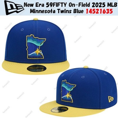 New Era 59FIFTY On-Field 2025 MLB Minnesota Twins Blue 14521635