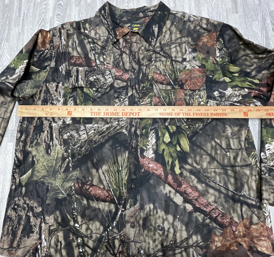 Vintage Cabela’s Realtree Camo Shirt Long Sleeve Button Up Mens 3XL Regular - Image 4 of 4