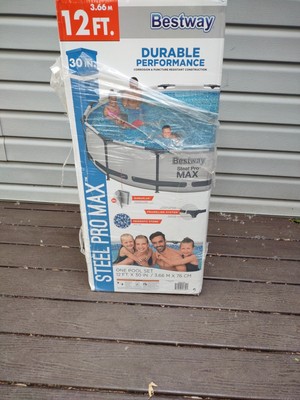 Bestway Steel Pro MAX 12ft x 30 inch Above Ground Pool Set Free Local Pickup