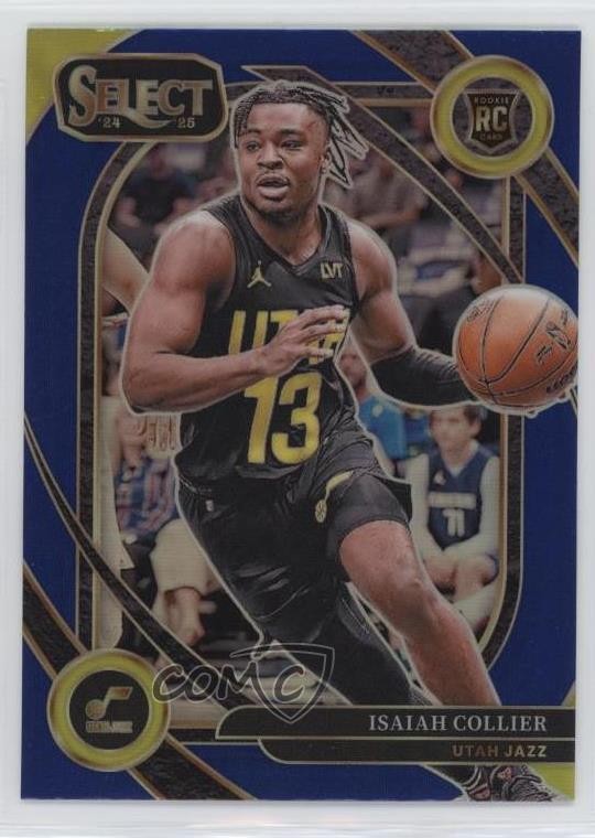 2024-25 Panini Select Courtside Blue Prizm Isaiah Collier #279 Rookie RC 1u6