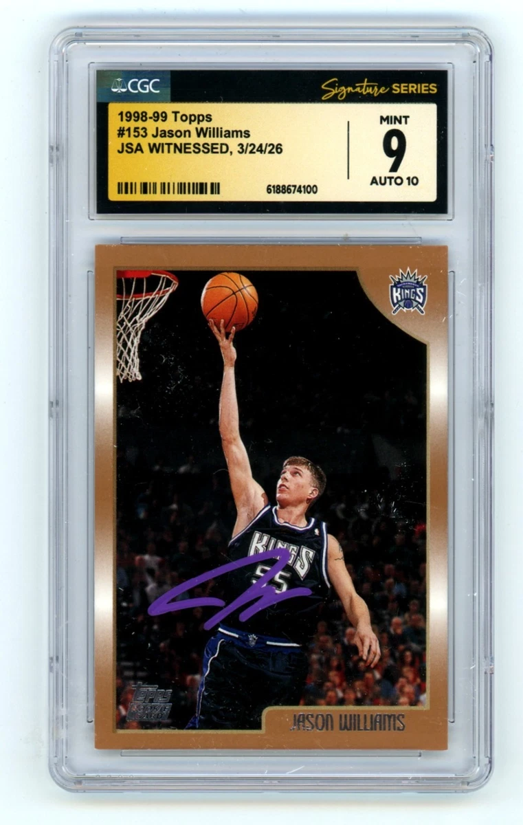 25+ Jason Williams Basketball Autographed Sports Trading Cards