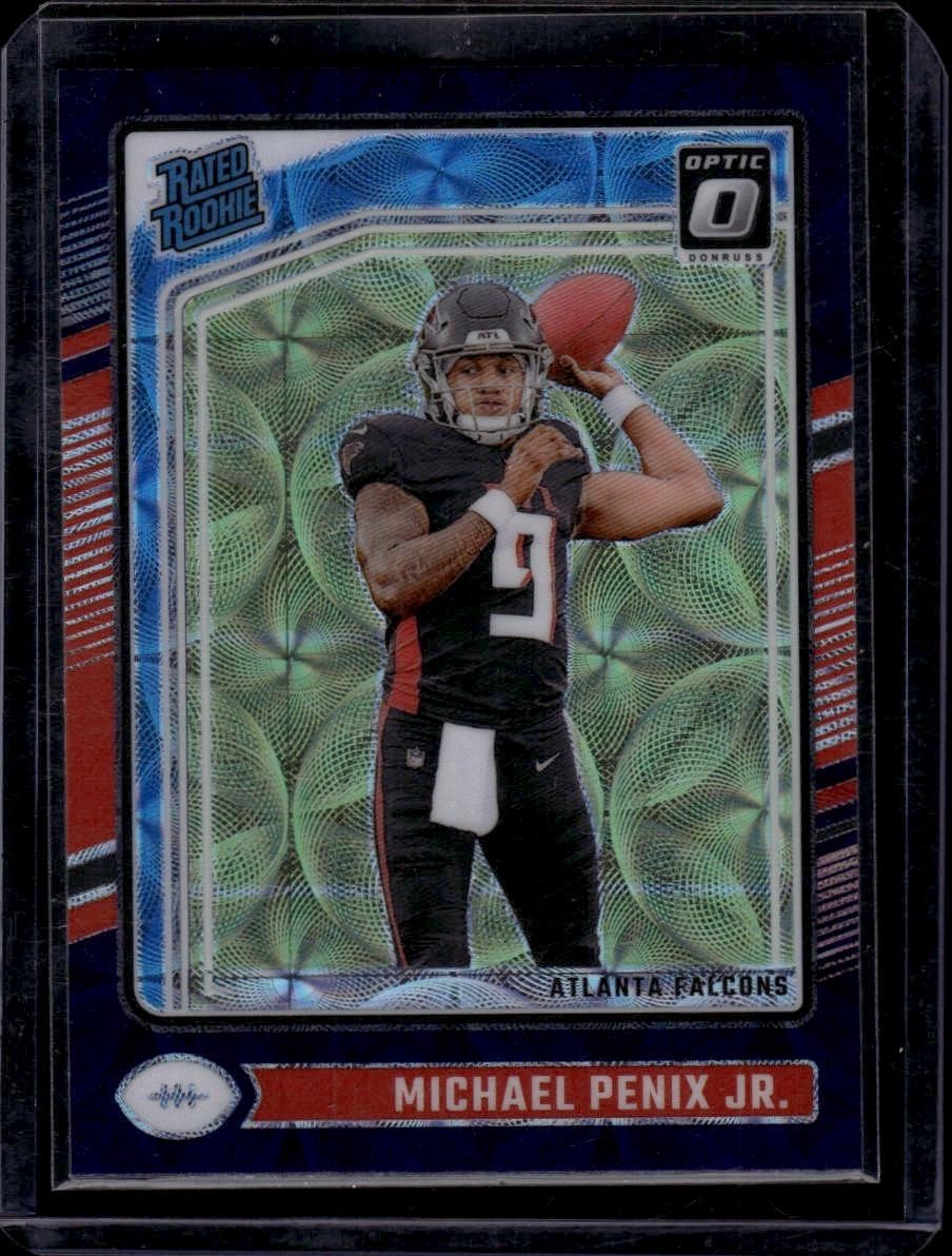 2024 Donruss Optic #279 Michael Penix Jr. Purple Scope RC
