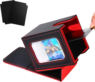 MTG Deck Box for Commander Display,Card Deck Box Fits 100 Double Sleeved  Cards, | eBay