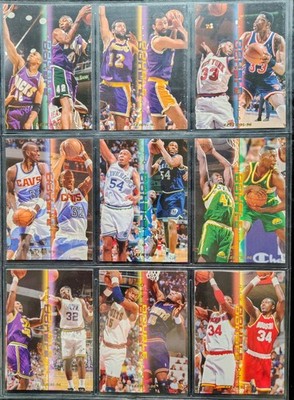 1995-96 Fleer - Double Double Complete 12 Card Set