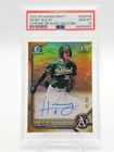 HENRY BOLTE 2022 BOWMAN CHROME DRAFT 1ST AUTO GOLD REFRACTOR /50 PSA 10 Q0088