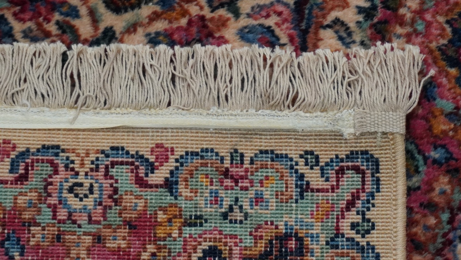 Authentic Original Karastan# 759 Kirman Wool Pile American Runner Rug 2'2" x 9'