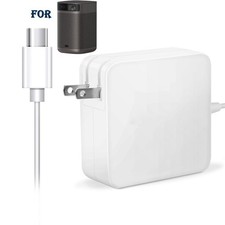 65W Type-C Adapter For XGIMI MoGo 2 Series XK04T XK03T Portable Projector White