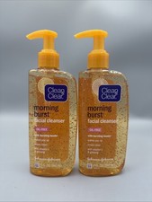  2 Clean  Clear Morning Burst Facial Cleanser Oil Free Original Formula 8 oz.