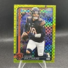 2025 Topps Chrome - Caleb Williams #52 Lime Green X-fractor Chicago Bears