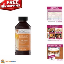 LorAnn 4oz Caramel Bakery Emulsion - Elevate Your Baking with Natural Flavor