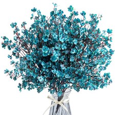 Babys Breath Artificial Flowers 8 Bundles Real Touch UV Resistant Fake Flower...