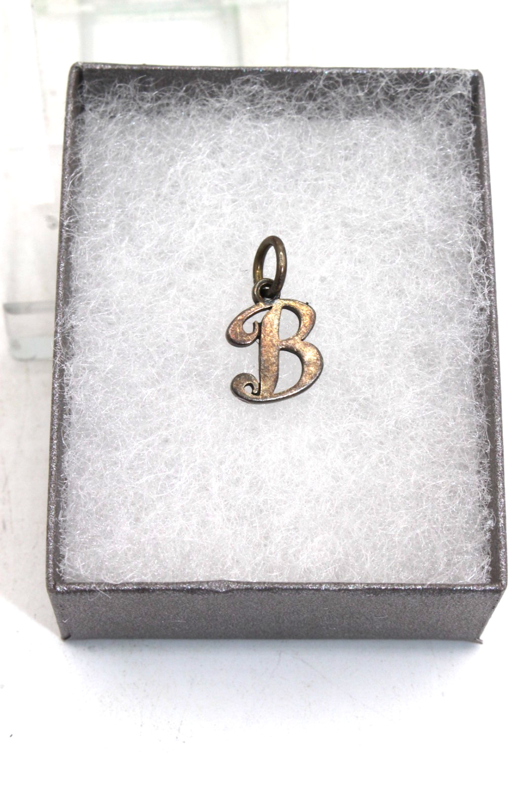 James Avery Small SCRIPT INITIAL B Dangle Charm S… - image 1