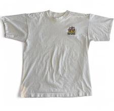 80S CARTOON NETWORK EMBROIDERED JETSONS FLINTSTONES SIZE XL VINTAGE SHIRT