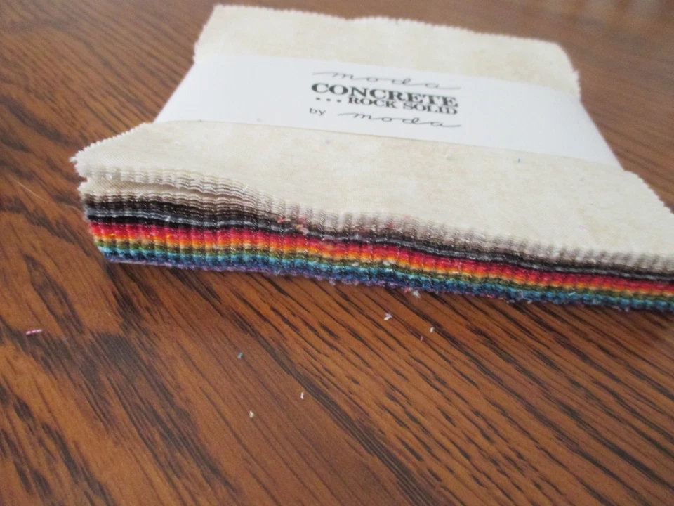 " Concrete Rock Solid " Charm Pack By Moda 41 Sq 5 Inches Each Cotton + Bonus - Image 2 of 4