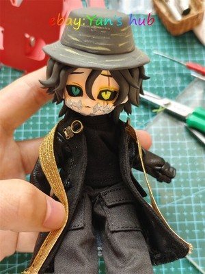 15cm 1/12 Identity V:Hermit Gold Foil Handmade Custom Clay Model W/Clothes Shoes