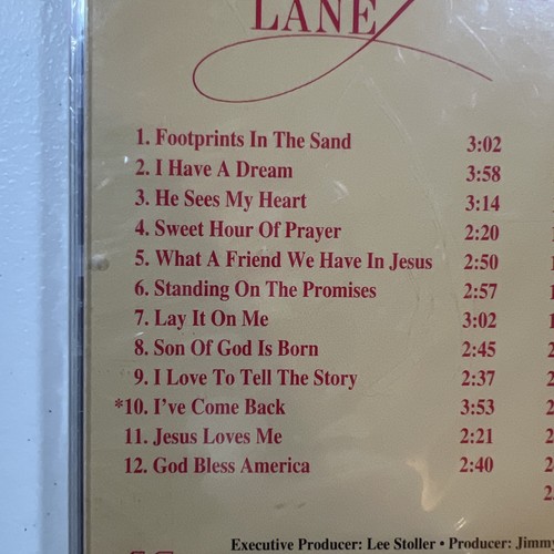 Christian - Footprints Vol 1 & 2 - Cristy Lane CD New sealed - Imagen 4 de 5