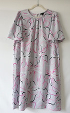 Ann Taylor Factory Womens Lavender Gray Pink Floral Shift Dress Size XL