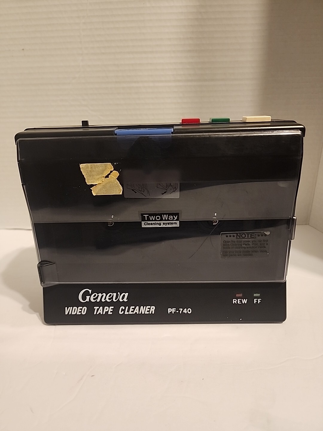 Geneva VHS Tape Cleaner PF740 Two Way Cleaning System *See Description