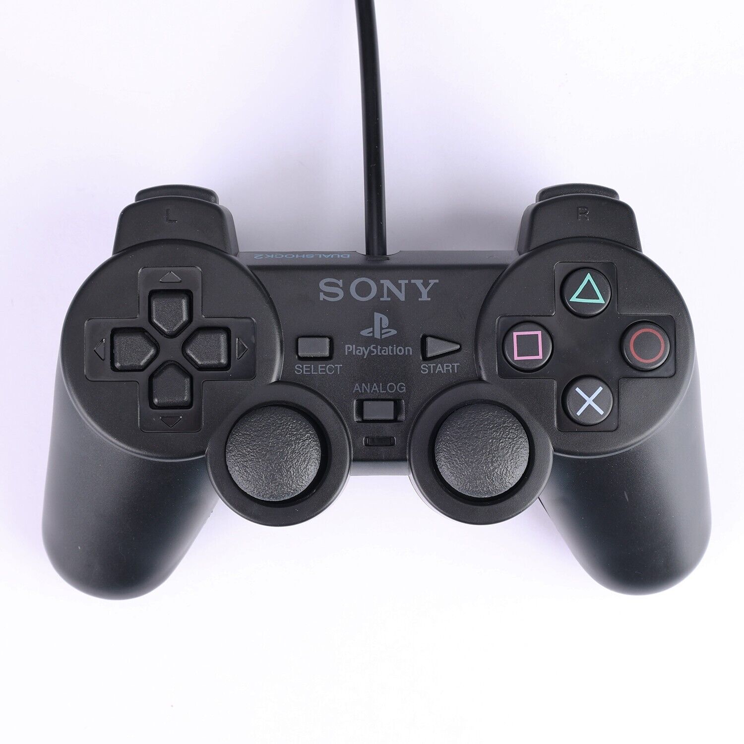 Playstation 2 Dual shock controller Black (Renewed)