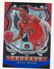 ISAAC OKORO 2020 PANINI PRIZM DRAFT PICKS RED WHITE BLUE #84 RC ROOKIE MINT
