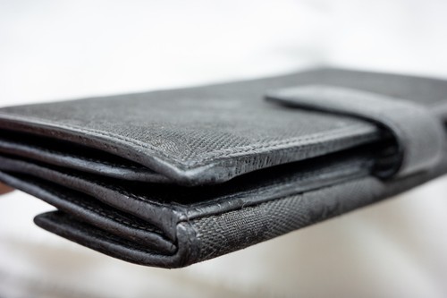 GUCCI Long Wallet GG Canvas Leather Black Auth from japan - Picture 14 of 17