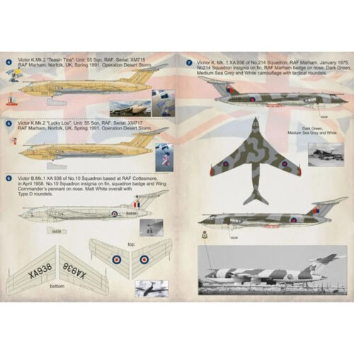 Print Scale 72-187 Decal 1:72 Handley Page HP.80 Victor In complete set 2 sheets - Picture 16 of 24