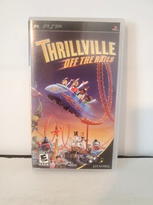 ''Thrillville: Off The Rails'' Sony PSP game (w/ Manual), Playstation Portable 