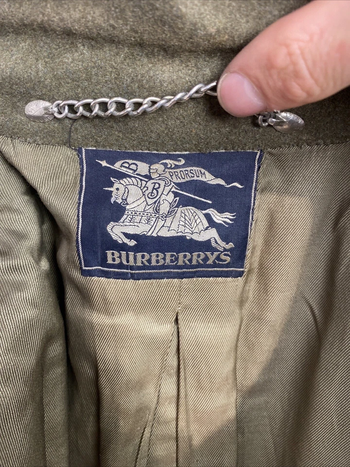 BURBERRY’S WW2 1940 Officers Greatcoat Overcoat Jacket British Army Dental Corps - Image 4 of 4