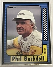 1991 Maxx Update PHIL BARKDOLL Driver Goodyear Racing #73 of 240 - Nascar