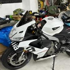 For Aprilia RS660 2021-2023 carbon fiber storage tank slider protection cover