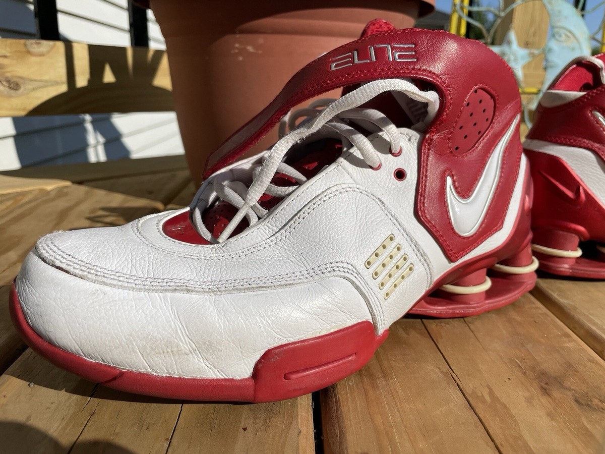 Nike Shox Elite 2 TB size 18 white  red  Basketball leather Sneakers Nike Shox TL Women main image 4