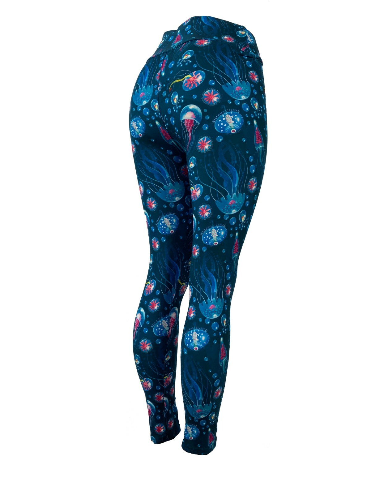 ALTRA Leggings mare med e altre creature del blu profondo taglia unica curvy diva