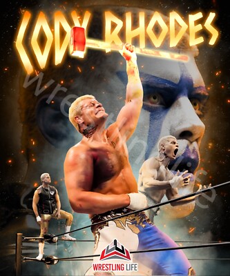 Cody Rhodes Wrestling Life poster new wall art Pro Wrestler - Main Image