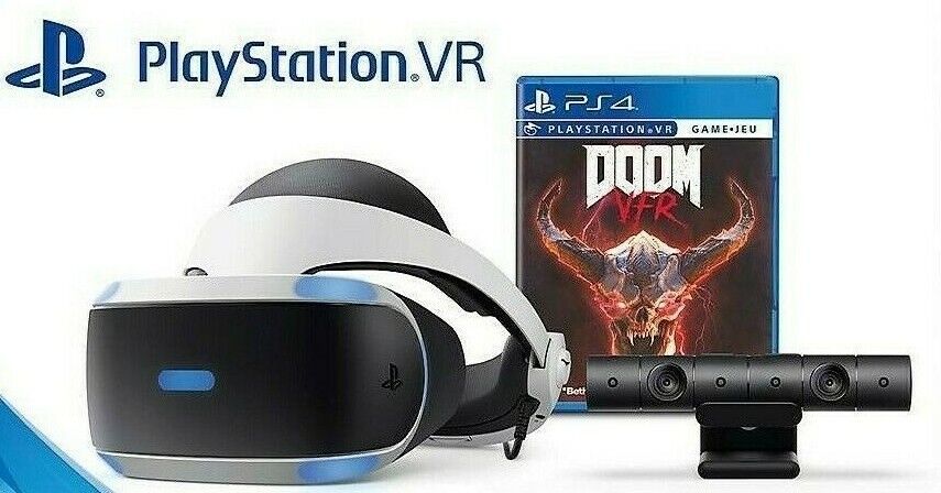 🔥New Sony PlayStation 4 5 PS4 VR Virtual Reality Headset Doom VFR PSVR 689742420385 | eBay