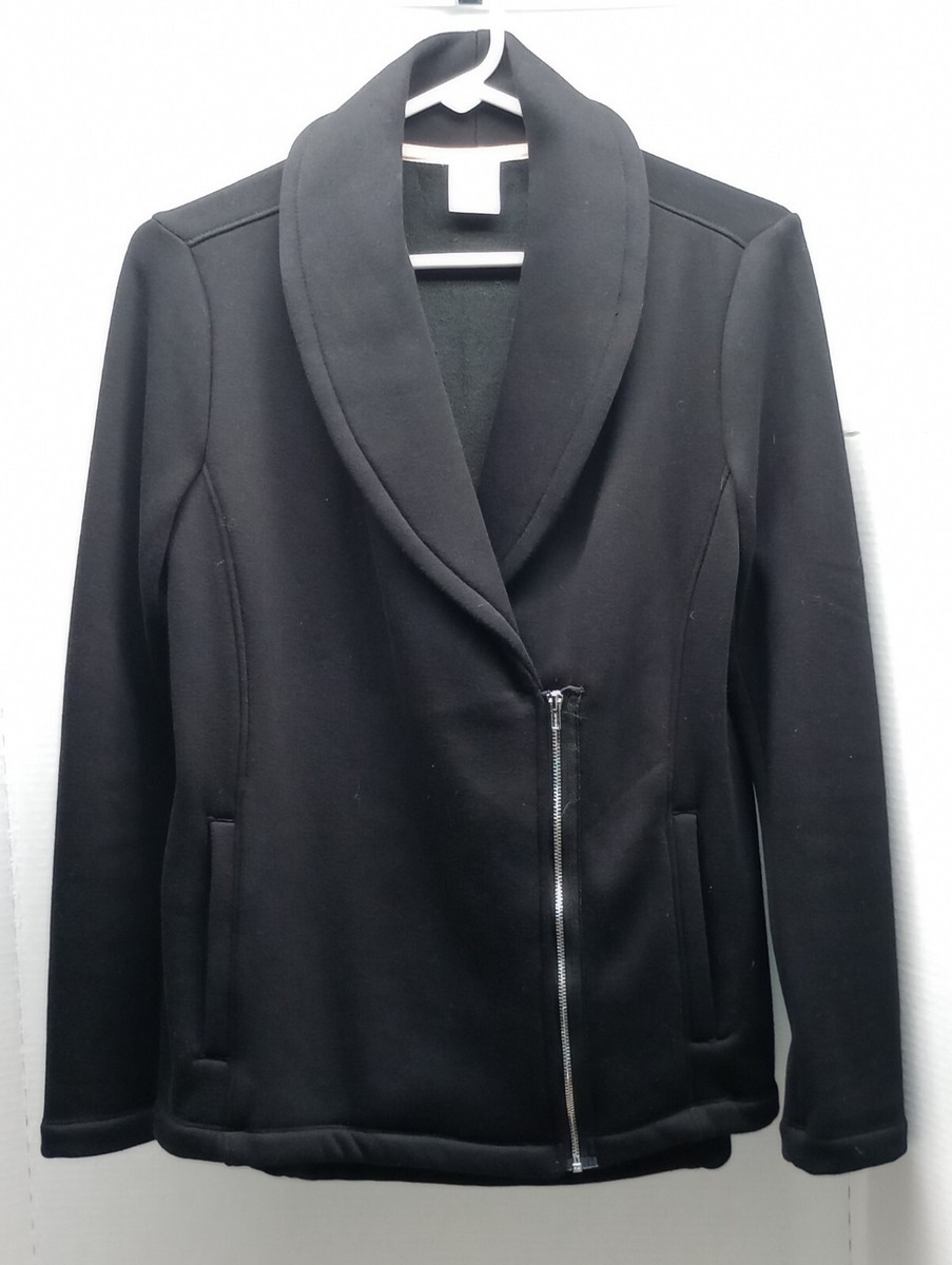 Women's Soma Jacket Size XS Black Zip Softshell Pockets Microfiber