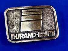 Durand Raute  Milling Machinery Co Vintage Belt Buckle By Adaisy
