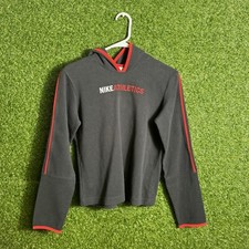 Vintage Nike Hoodie Youth Medium Fleece Y2K